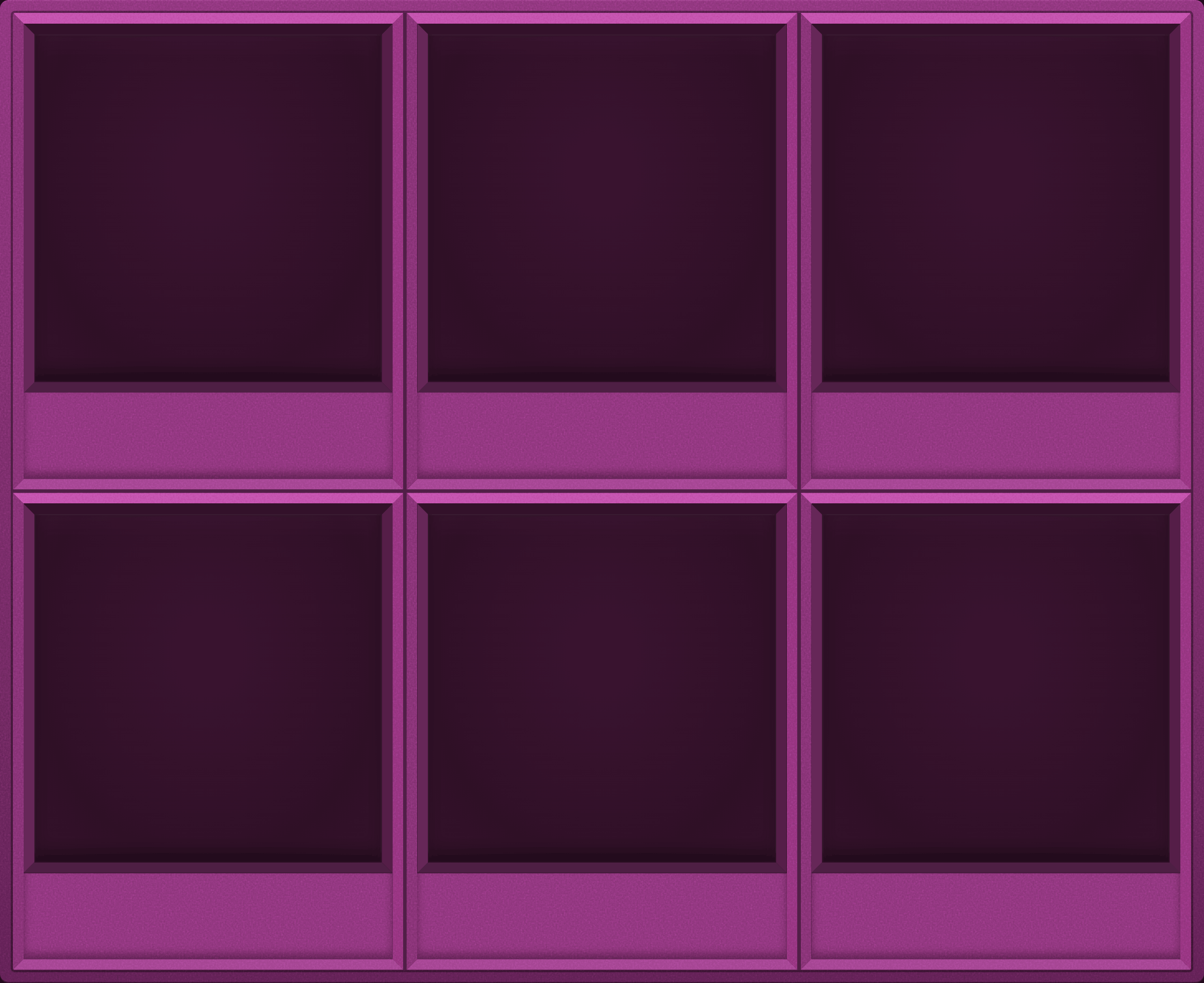 Punch Magenta Display Case (2x3)